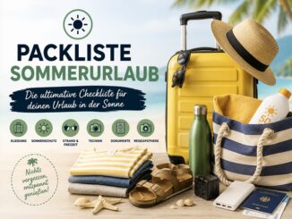 Packliste Urlaub und Ferien